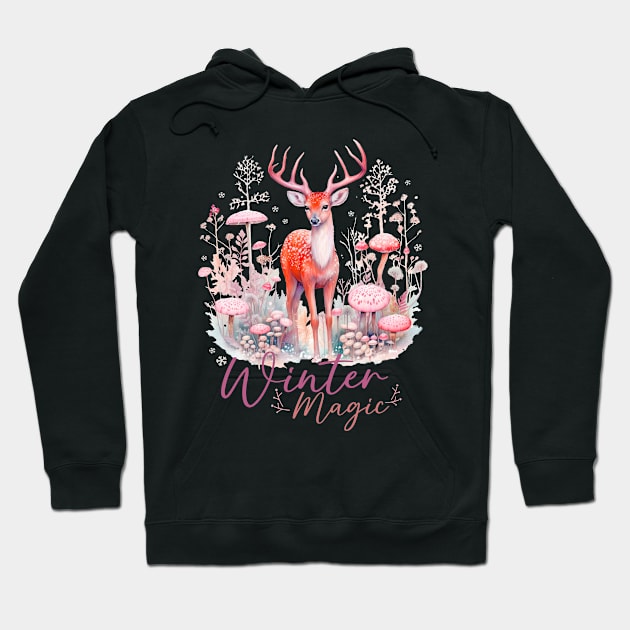 Winter and magic is a total package Hoodie by mafiatees.intl